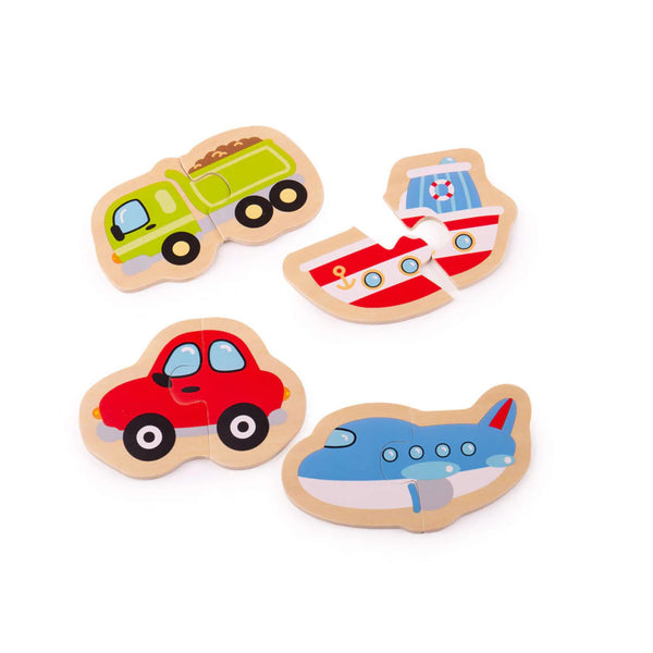 Puzzle Legno - Trasporti