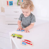 Puzzle Legno - Trasporti