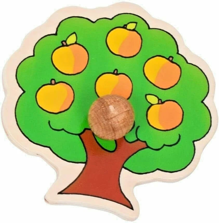 Puzzle Legno Con Pomelli Cm. 21X21 - In Campagna