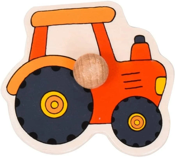 Puzzle Legno Con Pomelli Cm. 21X21 - In Campagna