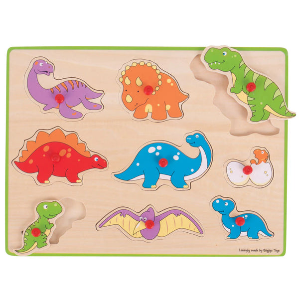 Puzzle Con Pomelli _ Dinosauri