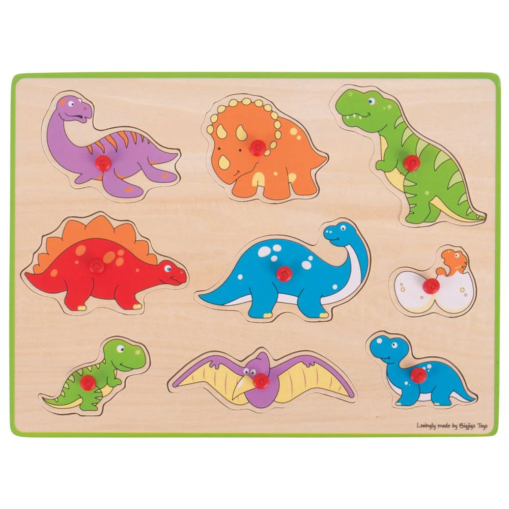 Puzzle Con Pomelli _ Dinosauri