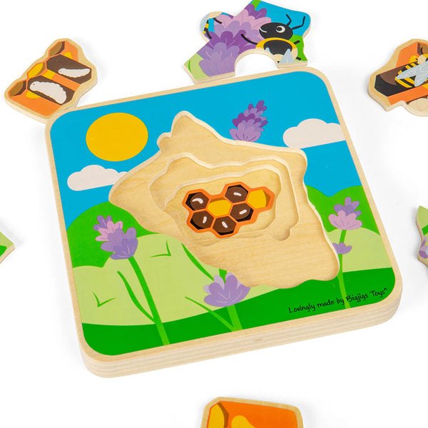 Puzzle A Strati Ciclo Vitale _ Ape