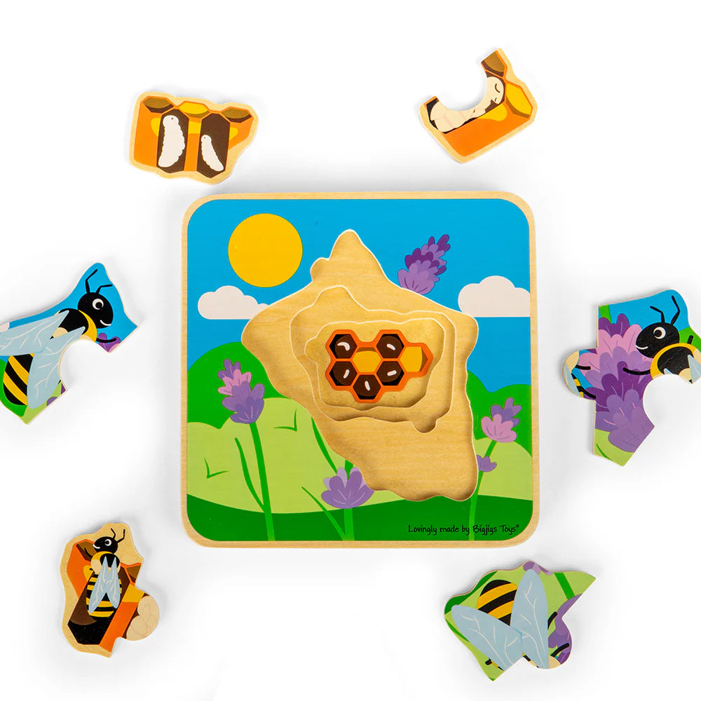 Puzzle A Strati Ciclo Vitale _ Ape