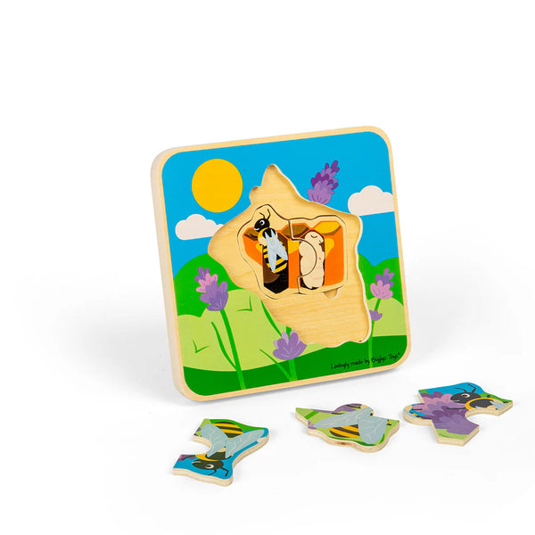 Puzzle A Strati Ciclo Vitale _ Ape