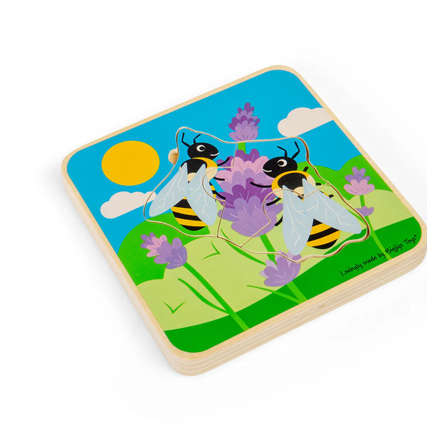 Puzzle A Strati Ciclo Vitale _ Ape