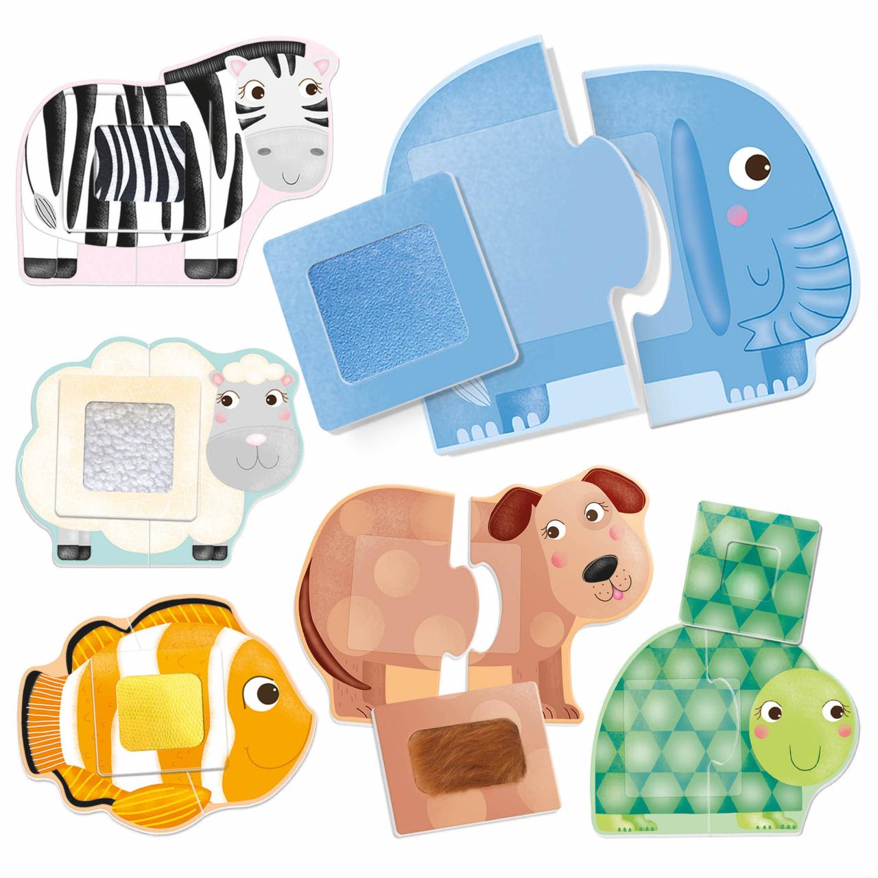 Gioco Lotto/Puzzle Tattili Montessori