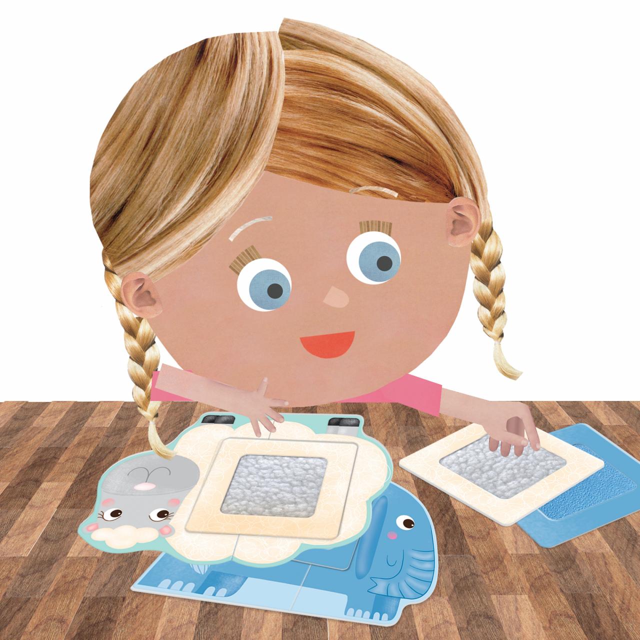 Gioco Lotto/Puzzle Tattili Montessori