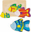 Puzzle Legno Cm.18x12,5 - Pesce - 11 Pezzi