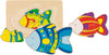 Puzzle Legno Cm.18x12,5 - Pesce - 11 Pezzi