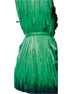 RAFIA NATURALE - PACCHETTO GR.50 - VERDE NATALE