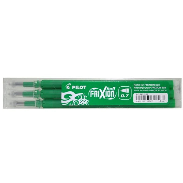 Refill Ricambio Pilot Frixion Confezione 3 Pezzi Verde
