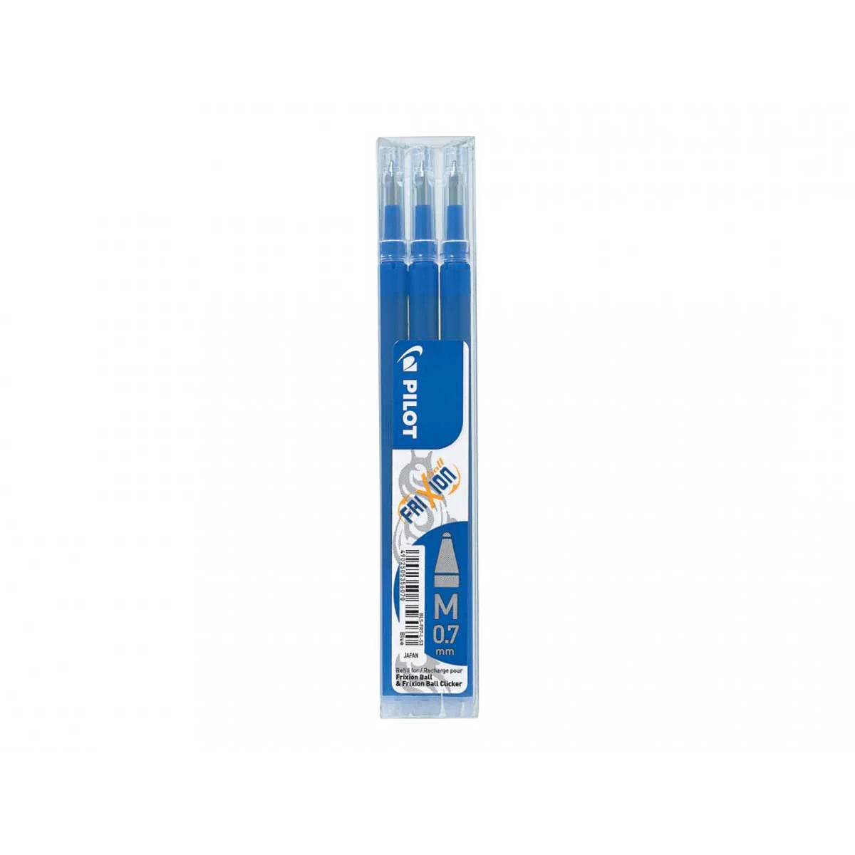 Refill Ricambio Pilot Frixion Confezione 3 Pezzi Blu