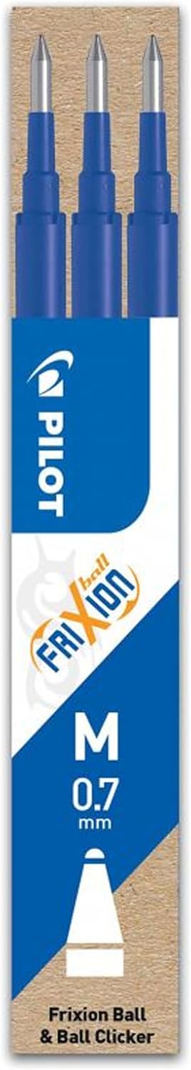Refill Ricambio Pilot Frixion Confezione 3 Pezzi Blu