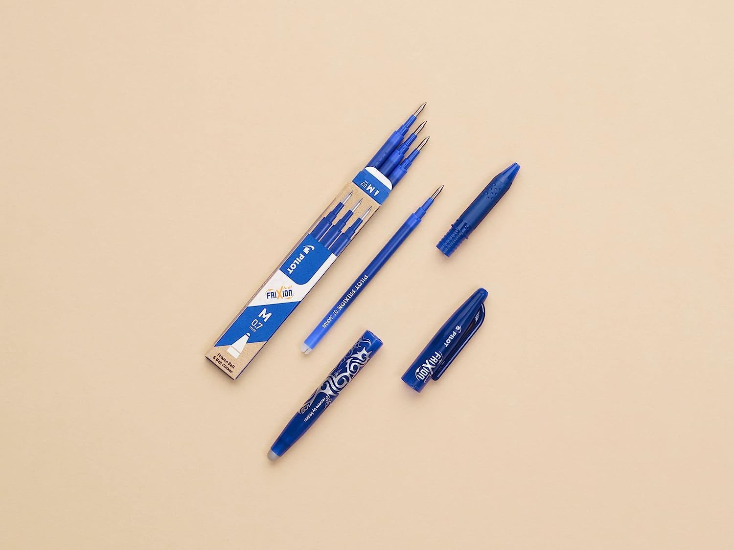 Refill Ricambio Pilot Frixion Confezione 3 Pezzi Blu