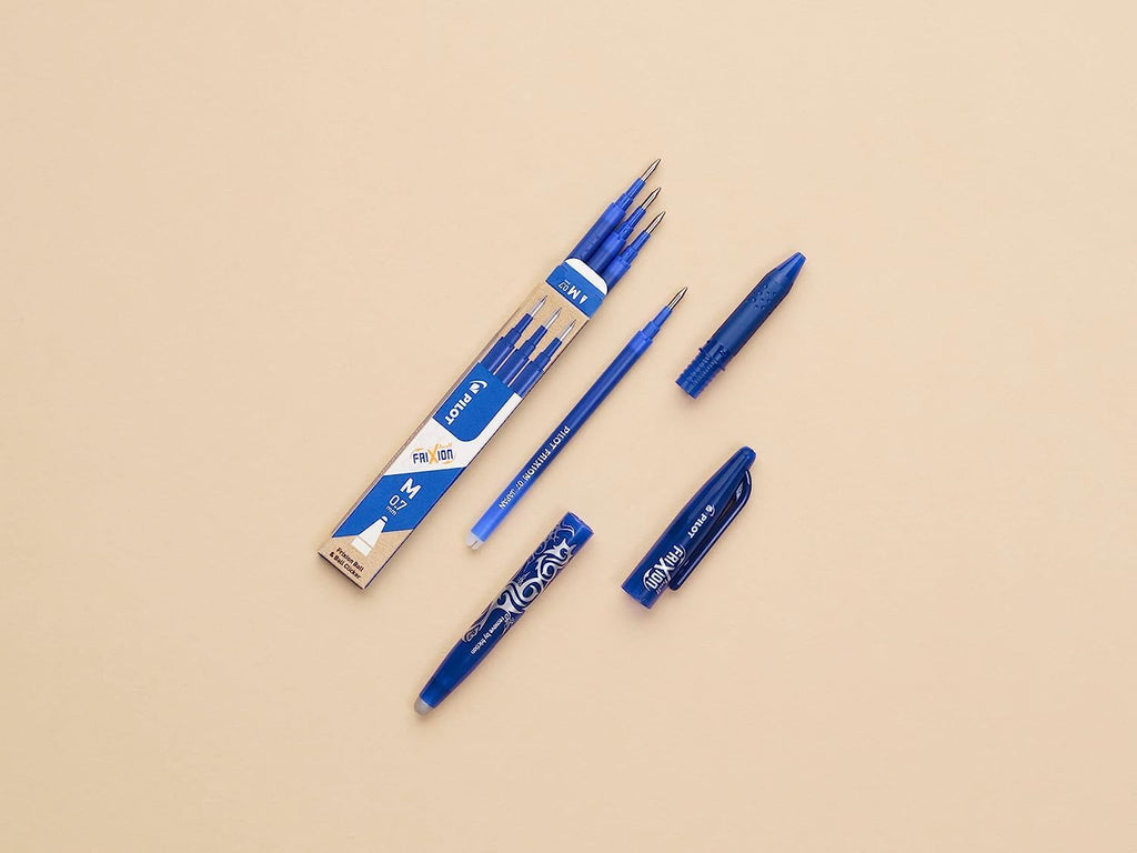 Refill Ricambio Pilot Frixion Confezione 3 Pezzi Blu