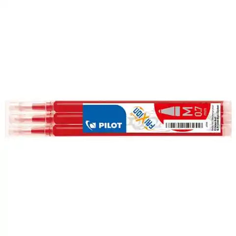 Refill Ricambio Pilot Frixion Confezione 3 Pezzi Rosso