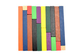Numeri In Colore In Legno - Set 100 Pezzi