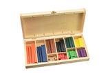 Numeri In Colore In Legno - Set 100 Pezzi