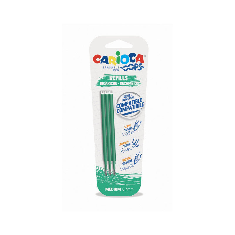 Reffils Per Cancellabile Oops Pezzi 3 Verde