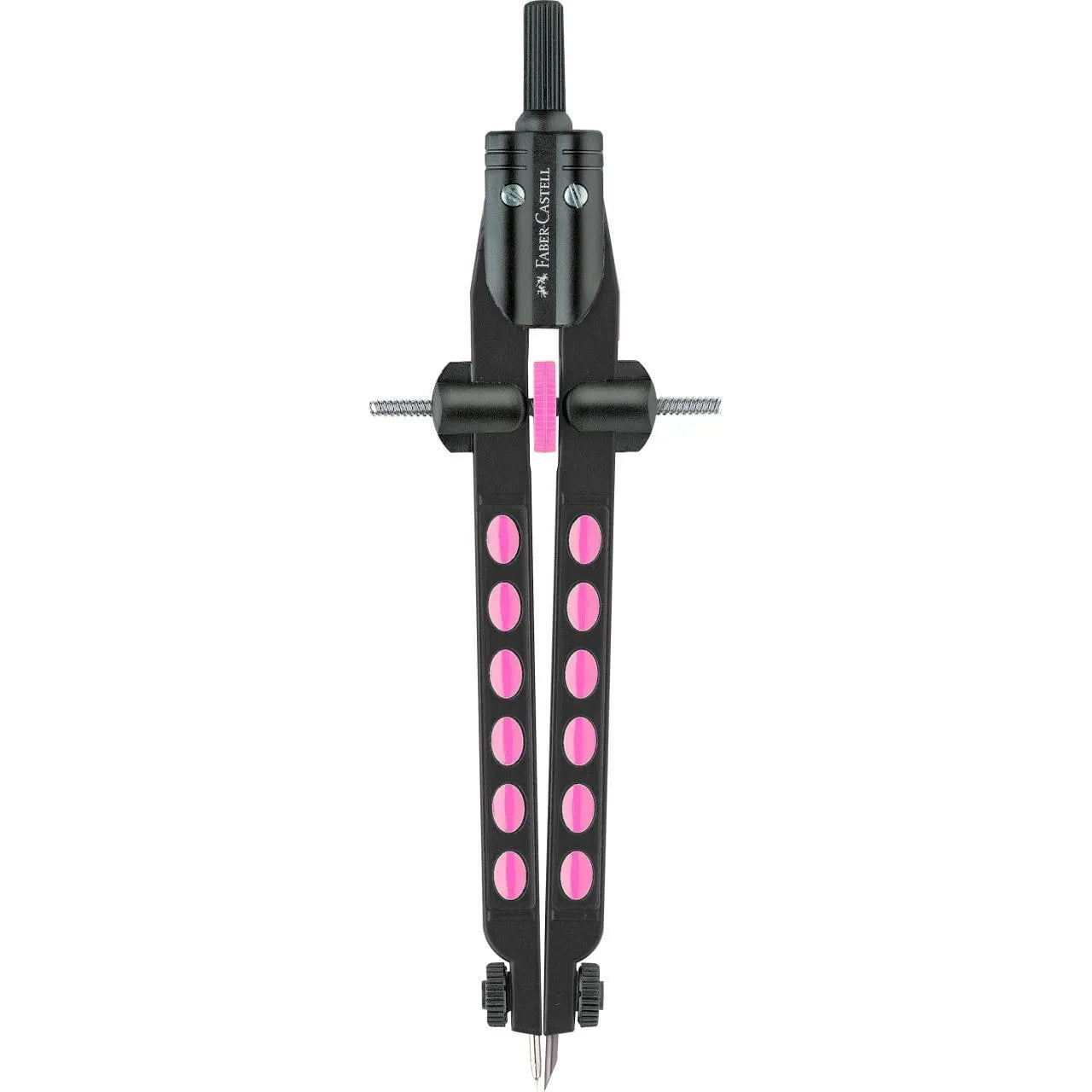 COMPASSO BALAUSTRONE FACTORY NEON ROSA FABER-CASTELL