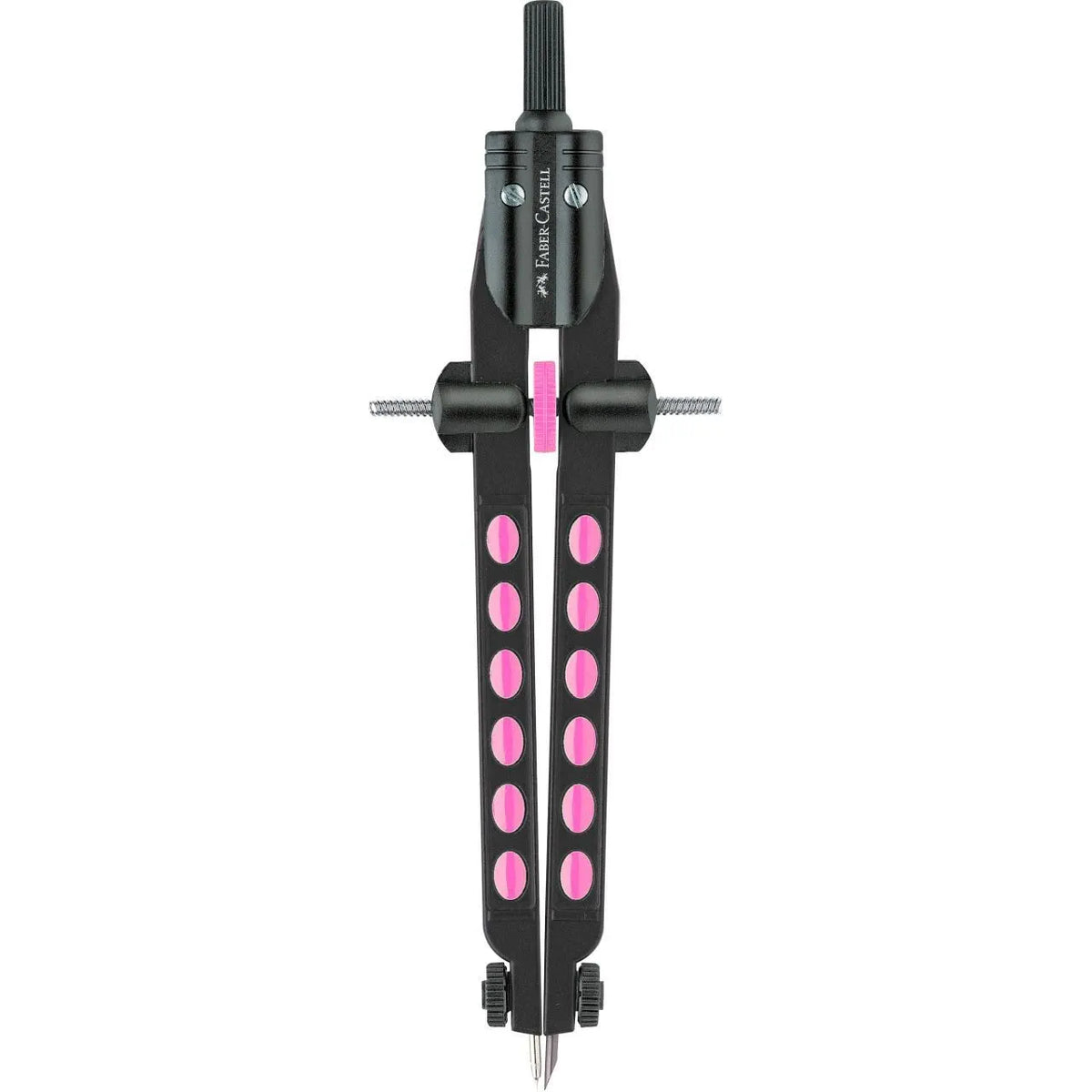 COMPASSO BALAUSTRONE FACTORY NEON ROSA FABER-CASTELL