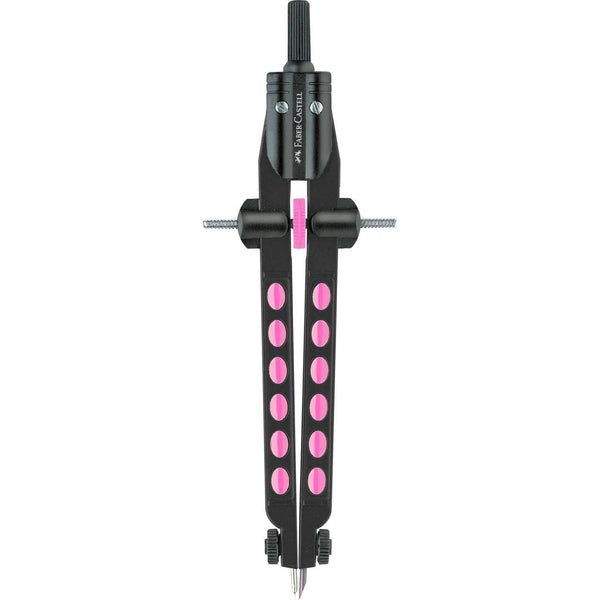 COMPASSO BALAUSTRONE FACTORY NEON ROSA FABER-CASTELL