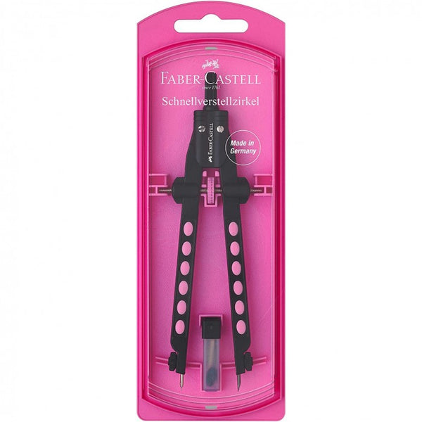 COMPASSO BALAUSTRONE FACTORY NEON ROSA FABER-CASTELL