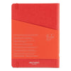TACCUINO ECOQUA PLUS C/SPIRALE ED ELASTICO A5 1 RIGO ROSSO