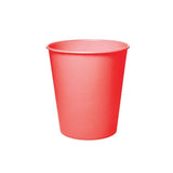 CESTINO GETTACARTA TIPO PELLE - ROSSO