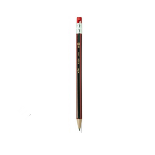 PORTAMINE A SCATTO 2MM WILER FUSTO ROSSO E NERO