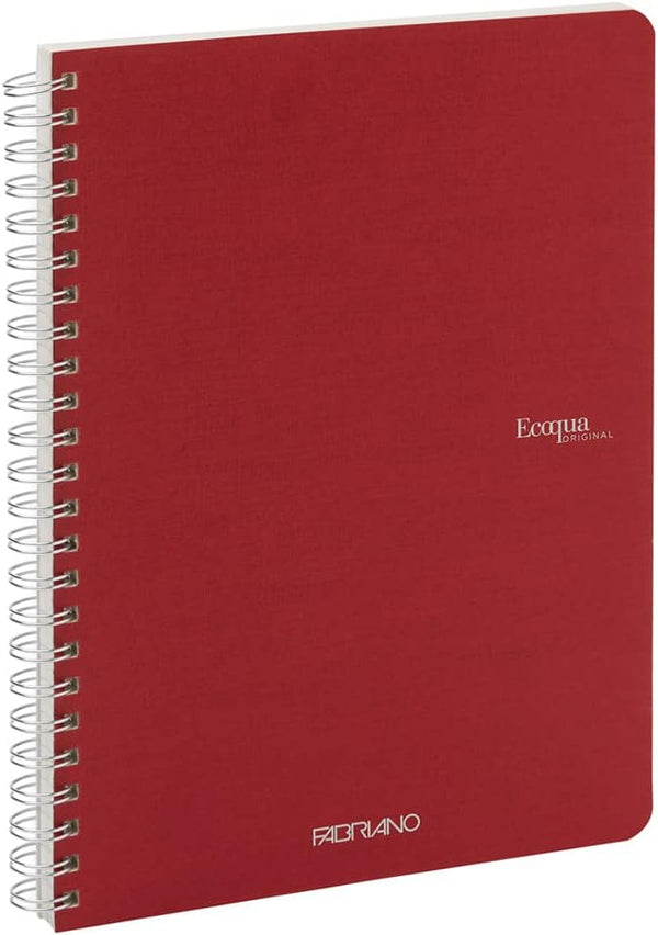 QUADERNO C/SPIRALE ECOQUA A5 1RIG CARTONATO CHERRY