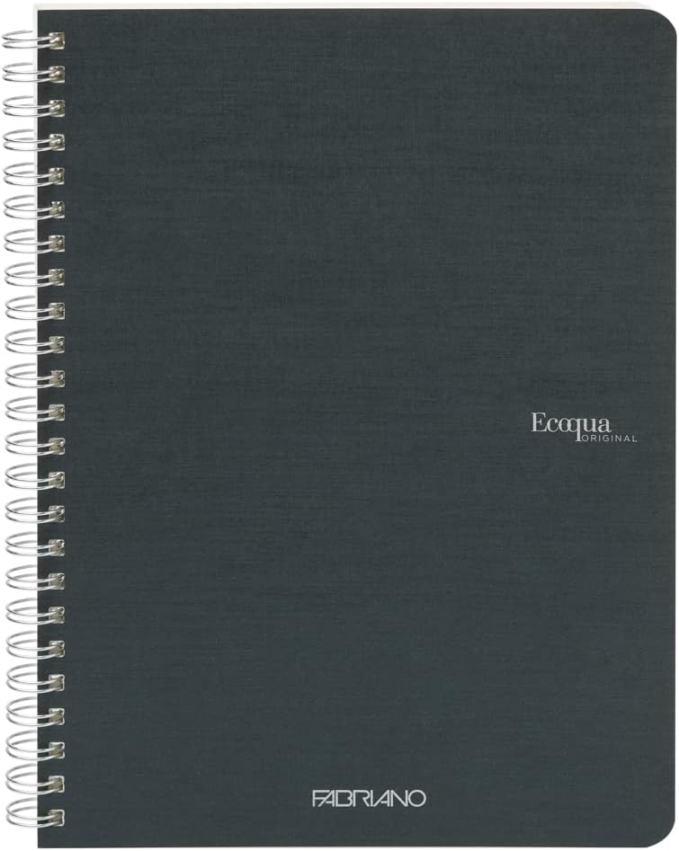 QUADERNO C/SPIRALE ECOQUA A5 1RIG CARTONATO ROYAL GREEN Immagine principale del prodotto
