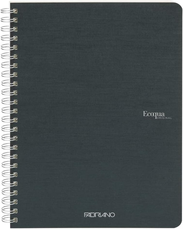 QUADERNO C/SPIRALE ECOQUA A5 1RIG CARTONATO ROYAL GREEN