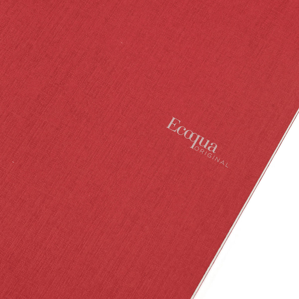 QUADERNO ECOQUA A4 GR.90 1 RIGO ROSSO SCURO