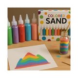 SABBIA COLORATA EXTRA FINE - SET 10 FLACONI GR. 210 CAD. - COLORI ASS.