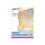 CARTONCINI SATINATI ORO/ARG. CM.25X35 - CONF. 8 PE