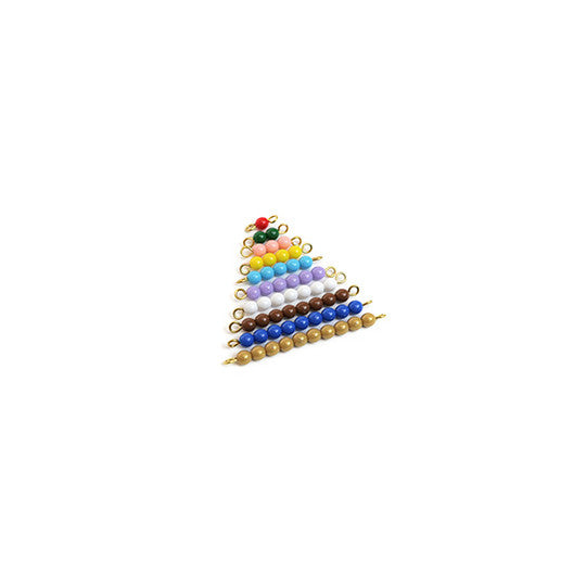 BASTONCINI DI PERLE COLORATE 1-10, 1 SET