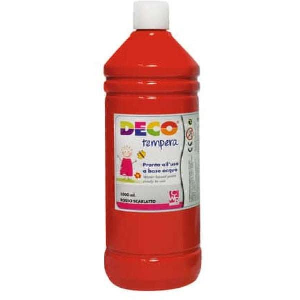 TEMPERA - FLACONE ML.1000 - ROSSO SCARLATTO Immagine principale del prodotto