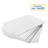 Scheda Bianca Cm.14X20 - 30 Pezzi