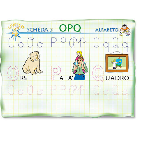 Pregrafismi - Scatola 18 Pezzi + 6 Lavagne Trasparenti
