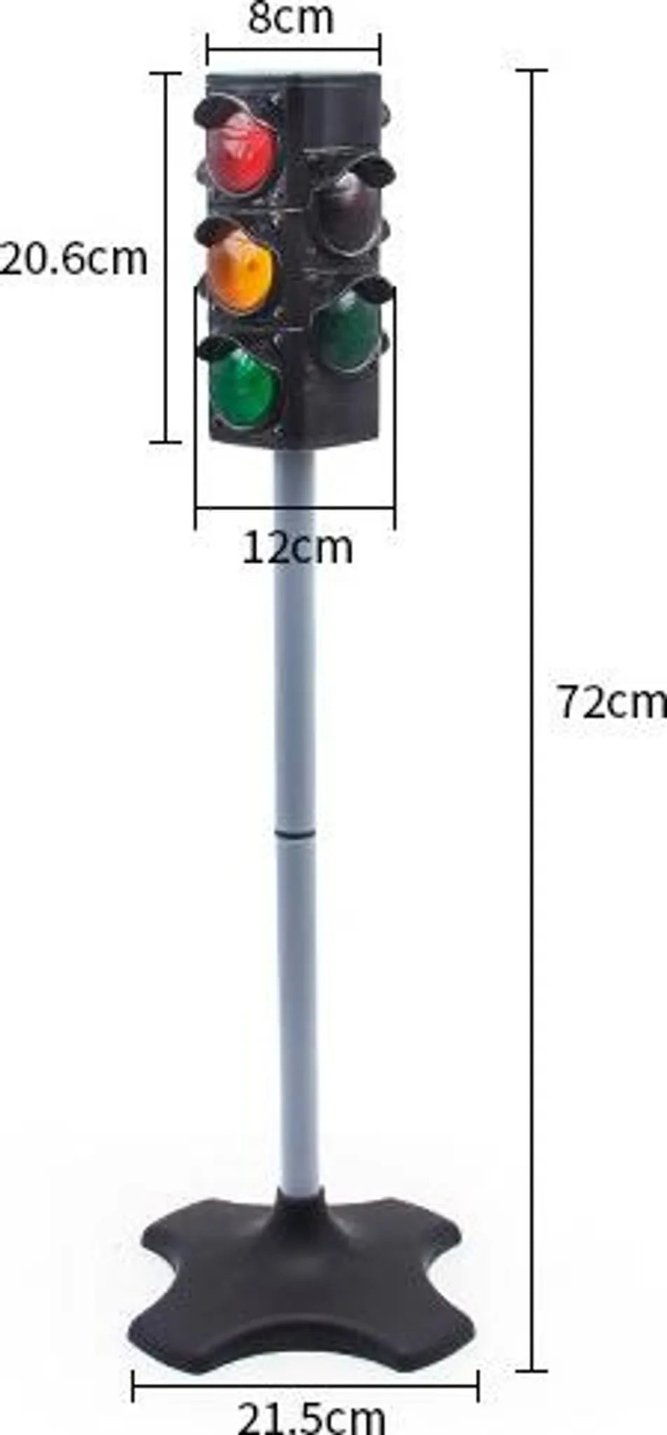Semaforo Con Luci Cm. 25X25X74 H