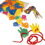 Manine Plastica Per Contare + Corde - Set 72 Pezzi