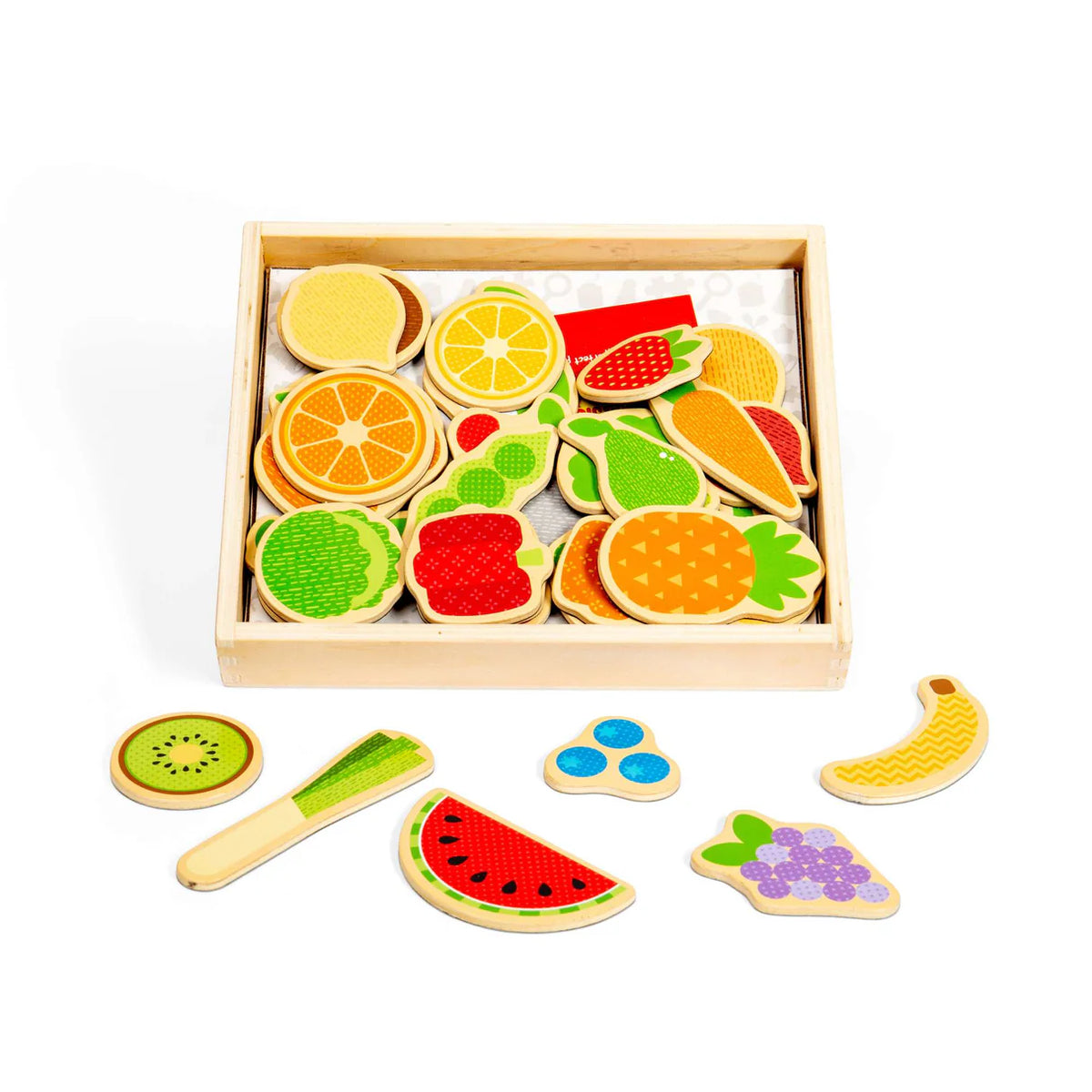 Magneti In Legno Frutta E Verdura