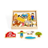 Magneti In legno - La Fattoria