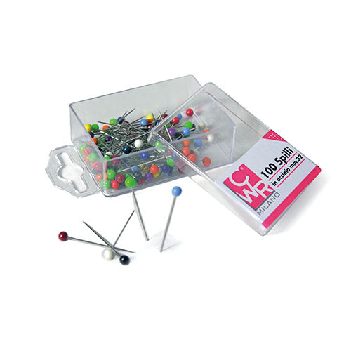 Spilli Colorati MM. 32 - Scatola 100 Pezzi
