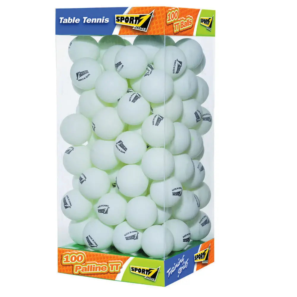 Palline Ping-Pong Diametro 40 Mm. - Scatola 100 Pezzi