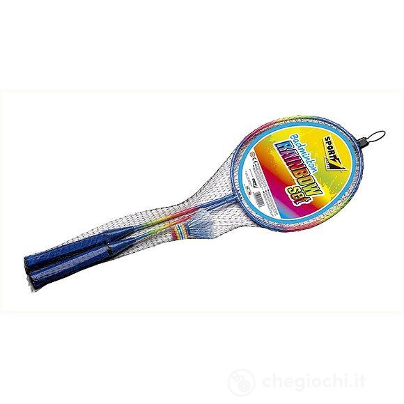 Racchette Badminton Rainbow - Set 2 Pezzi