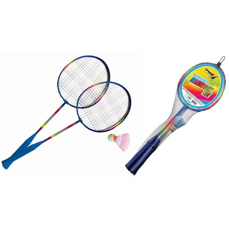 Racchette Badminton Rainbow - Set 2 Pezzi