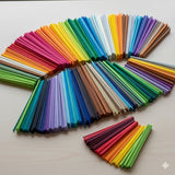 STRISCE CARTONCINO CM. 54X10MM. - SET PZ. 180 – CO